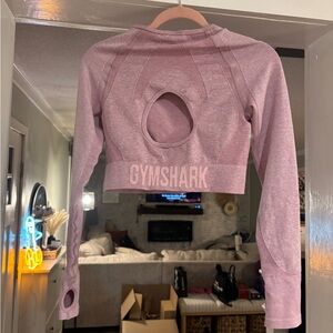 Gymshark long sleeve crop top size L